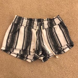 Blue and White Shorts